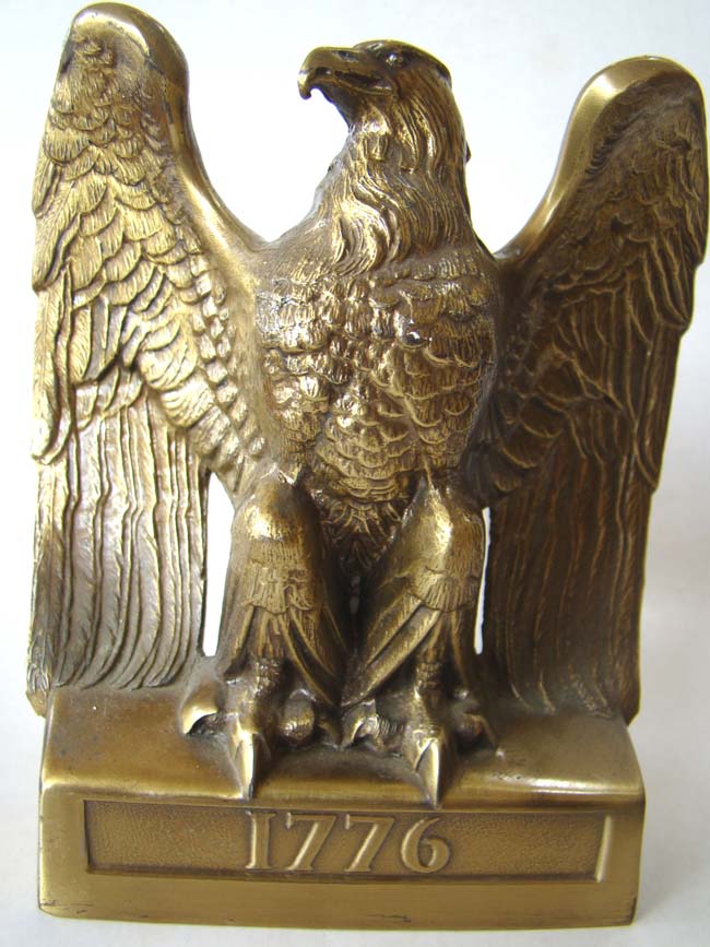 A pair of American 1776 Eagle bookends made by the Philadelphia Manufacturing Company — image 2